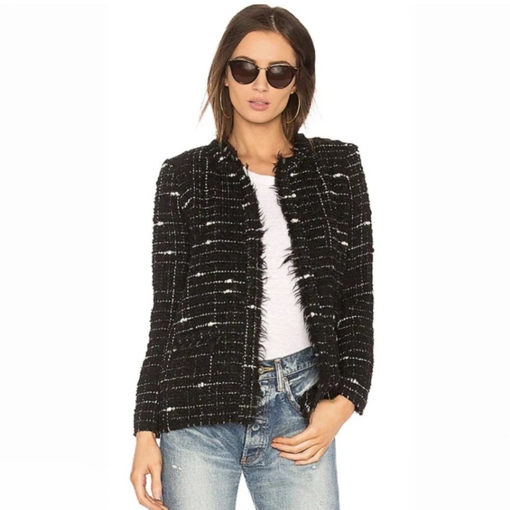 IRO Espo Jacket Blazer‎ size 36 black tweed